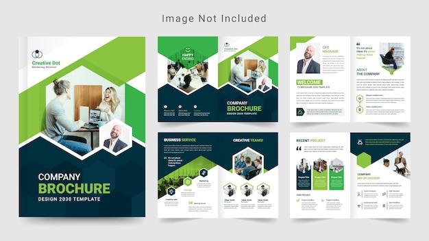 Corporate Business Brochure Company Profile Layout Design Template