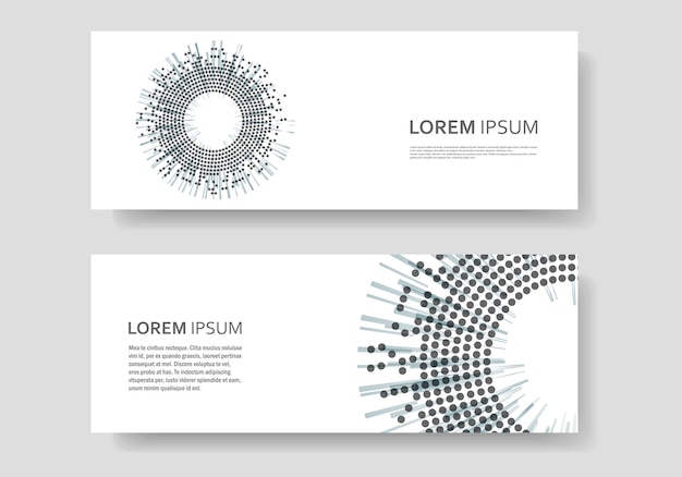 Corporate template with geometric sphere