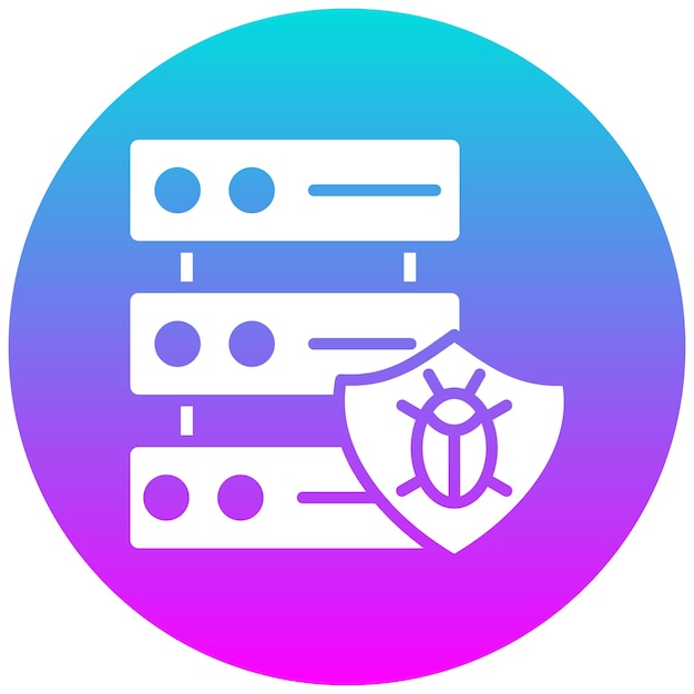 Corrupted Database vector icon Can be used for Corruption iconset