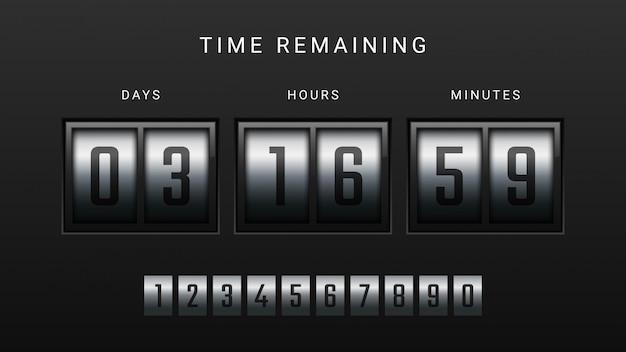 Countdown Clock Counter Timer