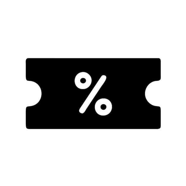 coupon logo icon brand mark pictogram