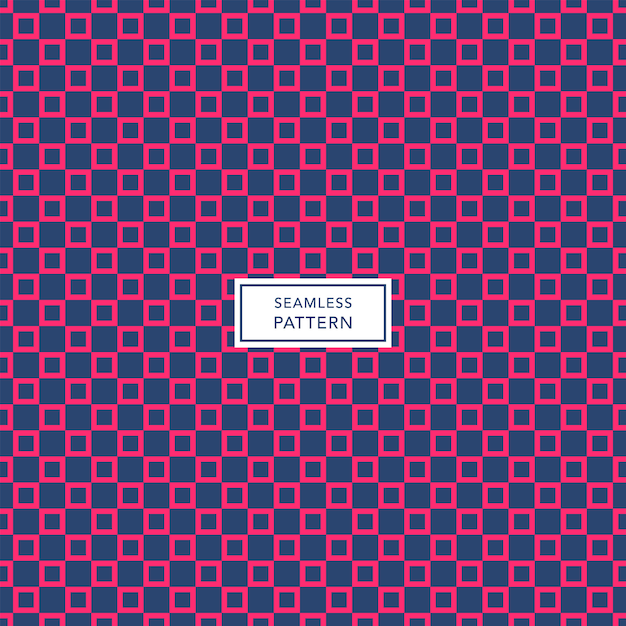 cover template design with blue and pink geometric pattern. seamless square background.