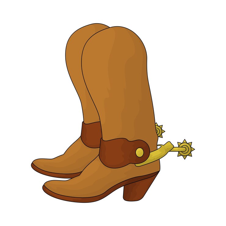 Vektör cowboy boots