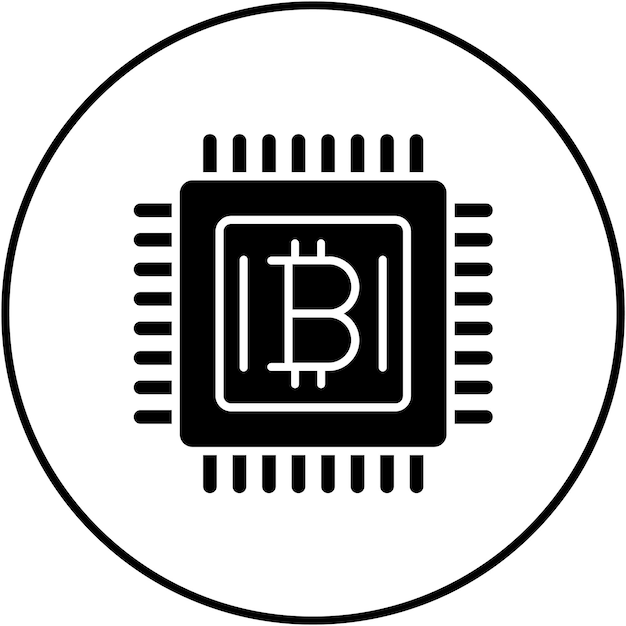 CPU Mining icon vector image Can be used for Cryptocurrency