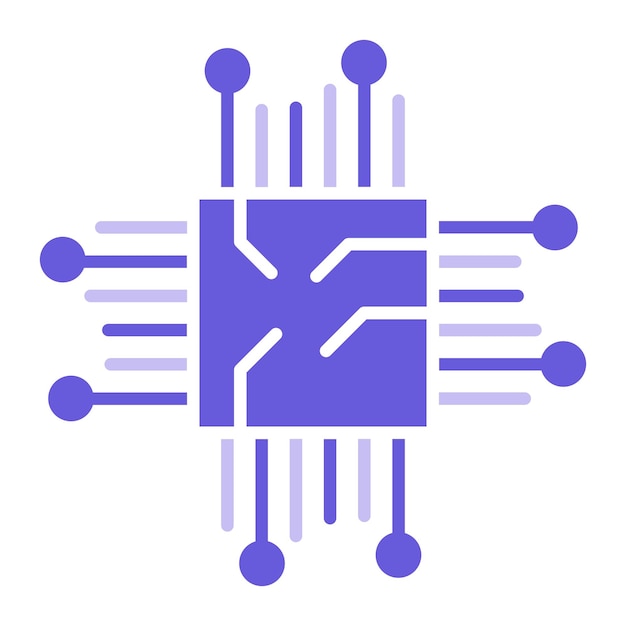 CPU Processor Vektorillustration