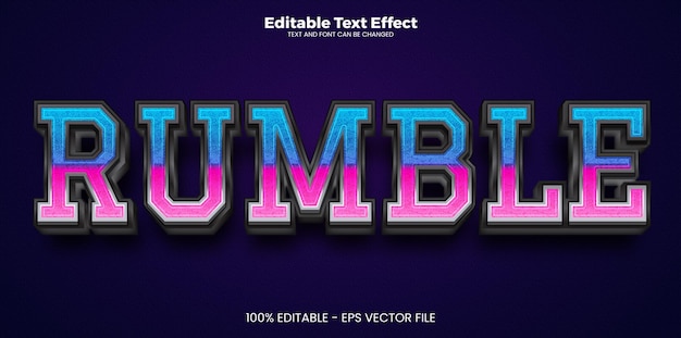 crash editable text effect in modern trend style