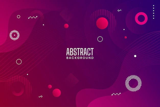 Creative abstract gradient geometric shapes background