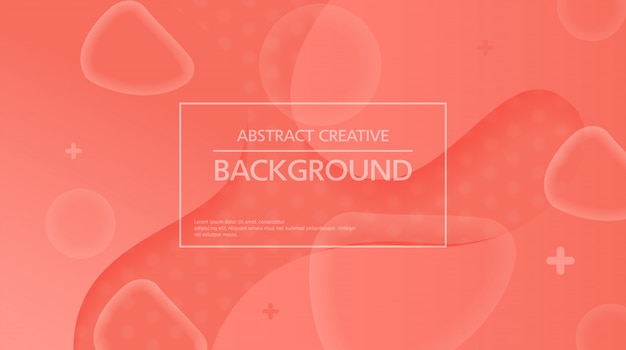 Creative abstraction with simple shapes
