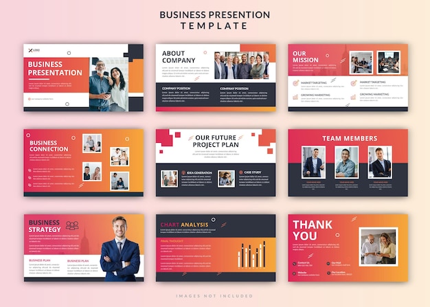 Creative business marketing presentation templates editable powerpoint slides presentation design