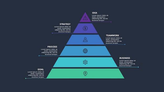 Creative concept for infographic with 4 steps options parts or processes