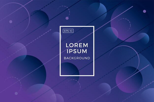 creative geometric background trendy gradient shapes composition