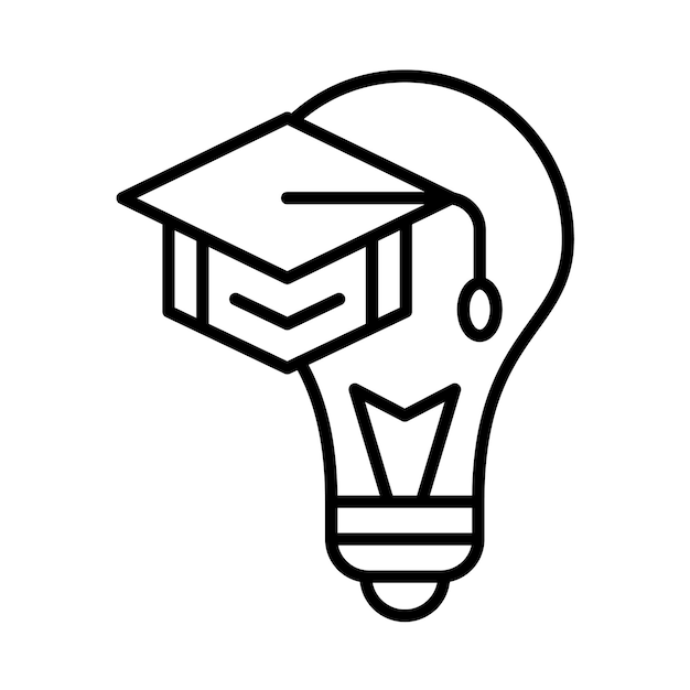 Creative Idea Line Illustration