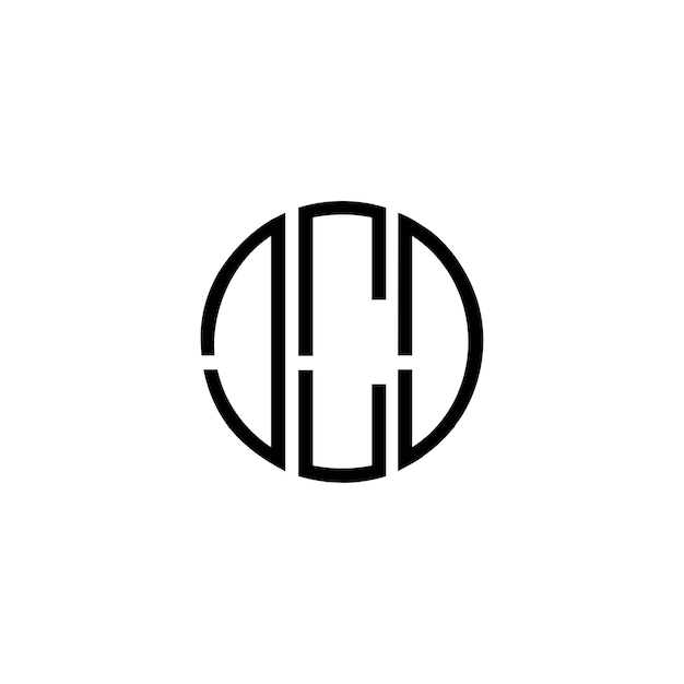 creative initial modern minimalist timeless negative space monogram logo design