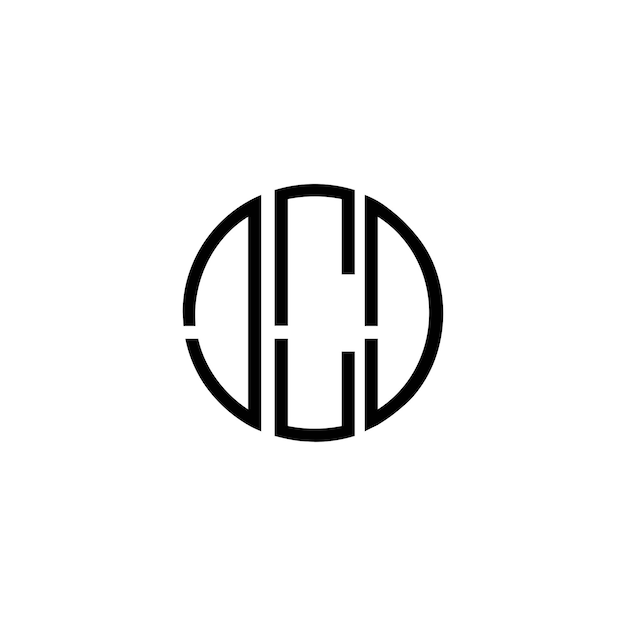 creative initial modern minimalist timeless negative space monogram logo design