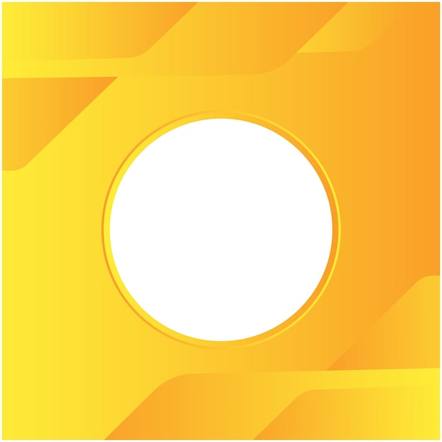 Creative Modern Yellow Gradient Background with white circle for design banners wallpapers