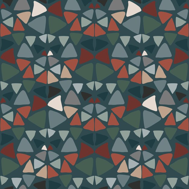 Creative pebbles seamless pattern Texture of a brick wall background Hand drawn stone endless wallpaper