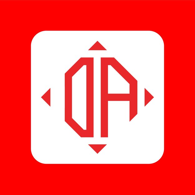 Creative simple Initial Monogram OA Logo Designs