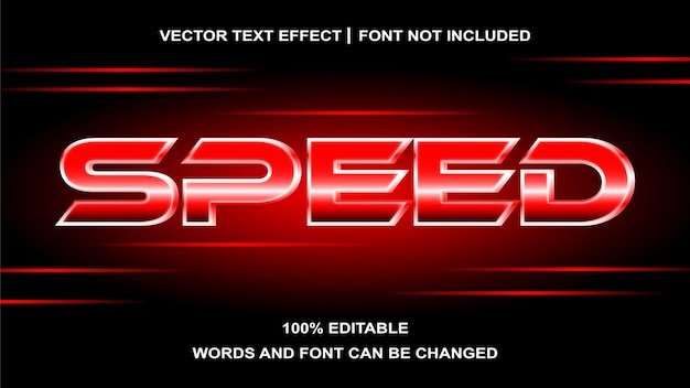 CREATIVE SPEED TEXT EFFECT