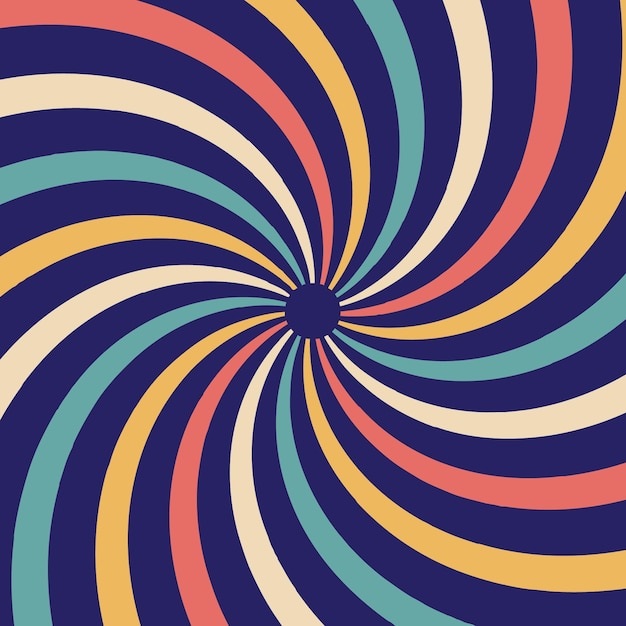 Creative spiral background vector template