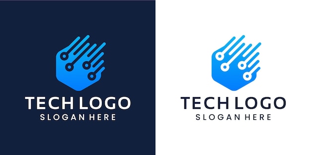 creative technology logo design inspirations
