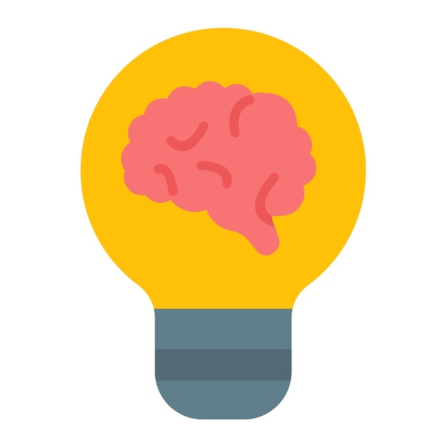 Creative Thinking Vector Illustration Style