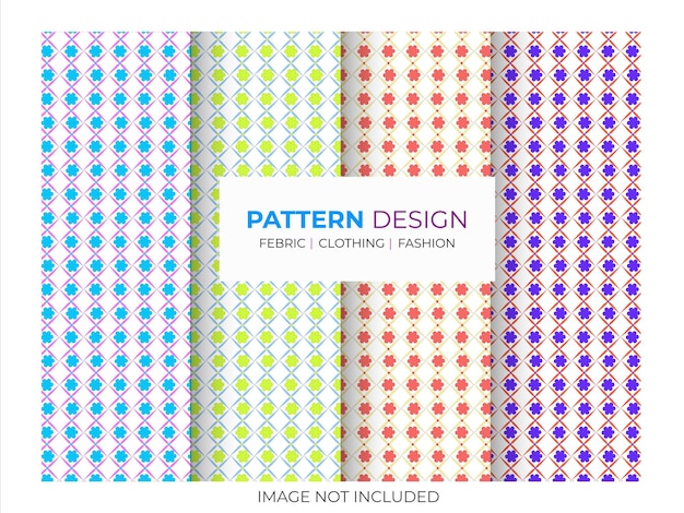 Creative Vector Flat Pattern Design for Clothing Fabric Fashion