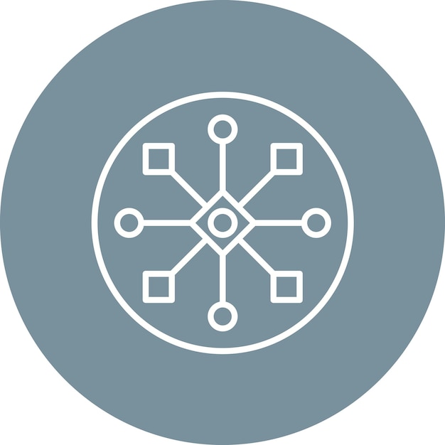 Cross Channel icon vector image Can be used for Social Media Agency