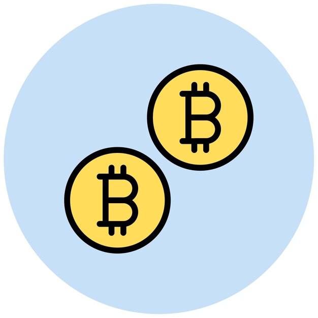 Cryptocurrency icon vector image Can be used for Coworking Space
