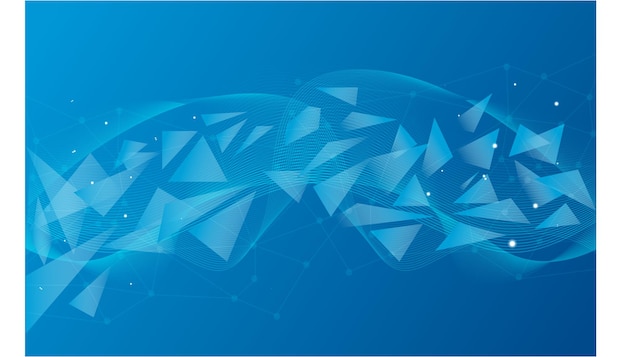 Crystiled Tech Vector Background Design