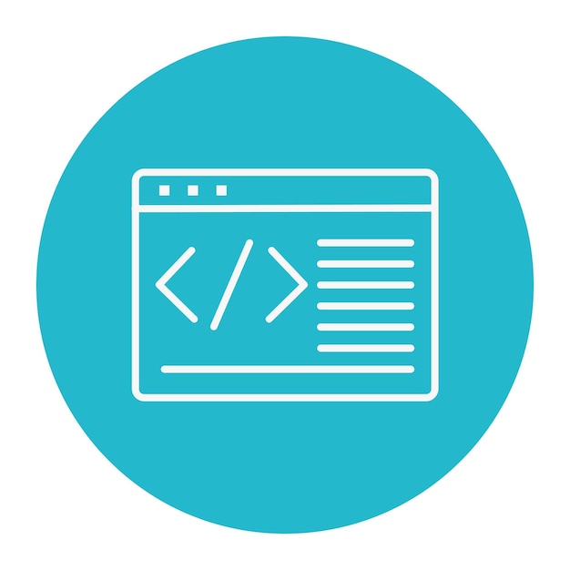 CSS Code Vector Illustration