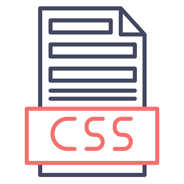 CSS-fil, vektorillustrationsstil