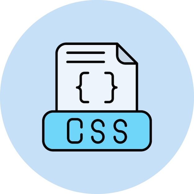 Css File Flat Illustration
