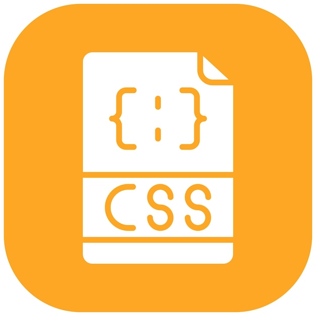 Css File Vector Illustration Style