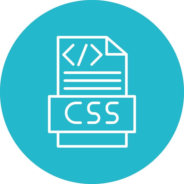 CSS-kod, vektor, illustrationsstil