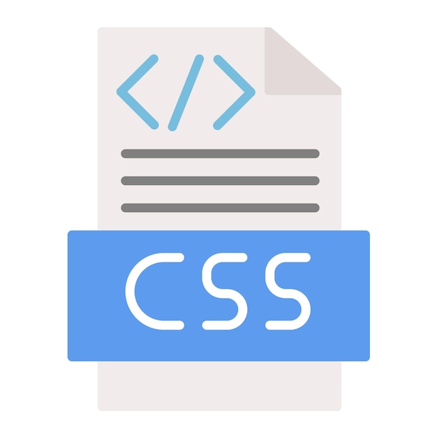 CSS-kode, vektorillustration, stil