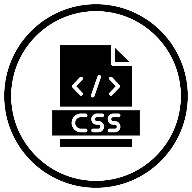 Css Vector Icon Design Illustration
