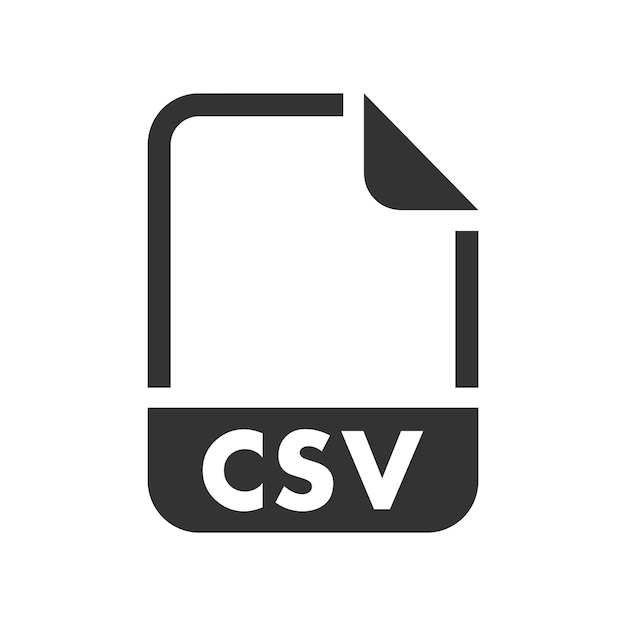 CSV File format icon