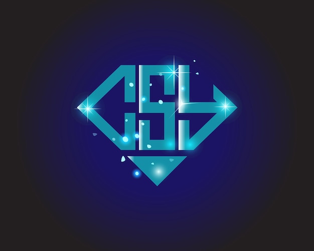 CSY initial modern logo design vector icon template