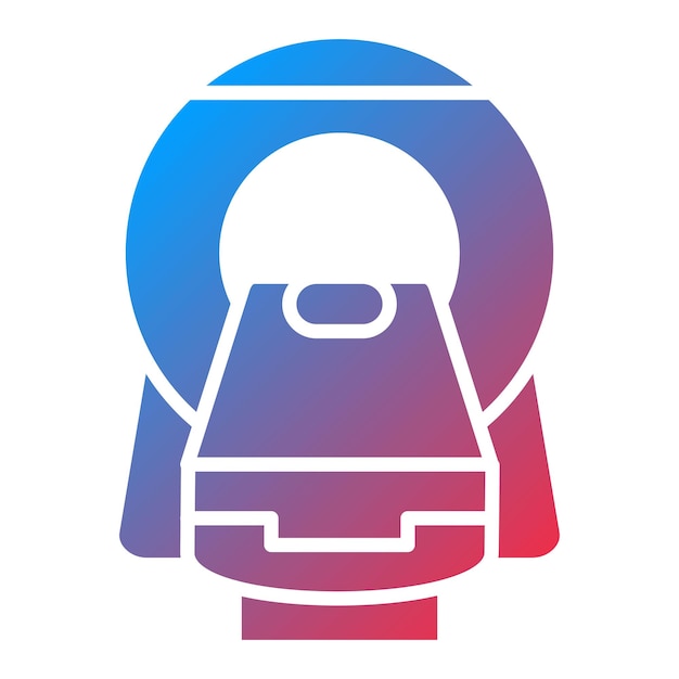 ct scan icon vector image can be used for health checkup