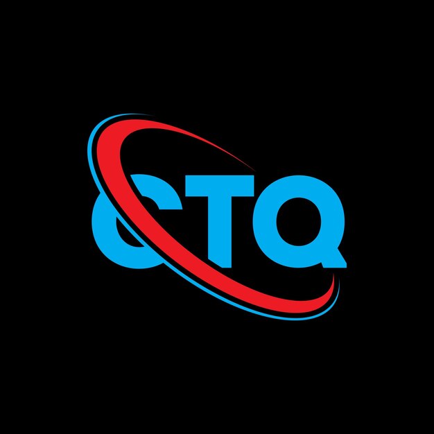CTQ logo CTQ letter CTQ letter logo design Initials CTQ logo linked with circle and uppercase monogram logo CTQ typography for technology business and real estate brand