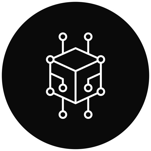 cube icon vector image can be used for virtual reality