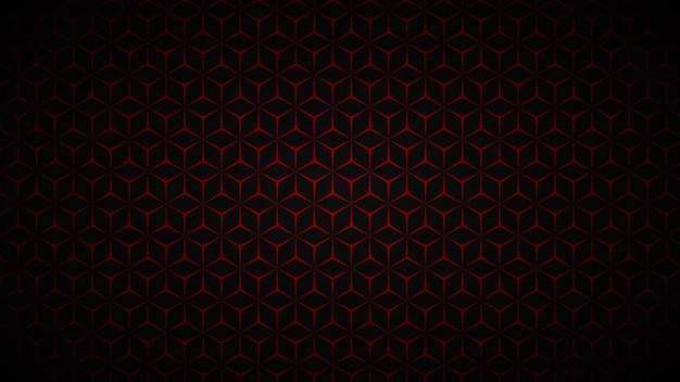 cubic pattern background with black and dark red design for bold visual appeal