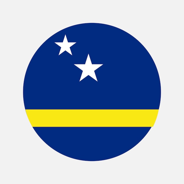 curacoa flag simple illustration for independence day or election
