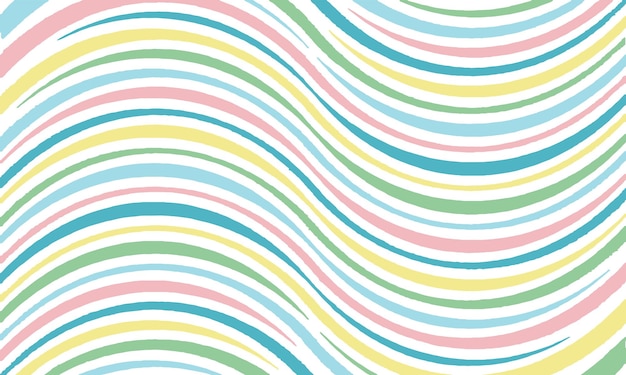 Curled weaving lines Colorful background
