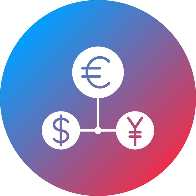 Currencies icon vector image Can be used for Banking and Finance