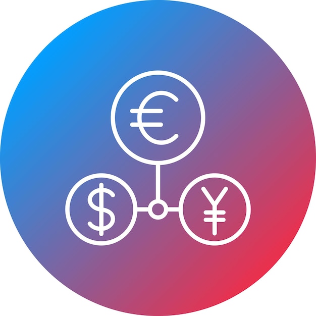 Currencies icon vector image Can be used for Banking and Finance