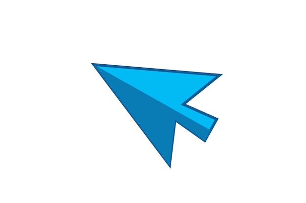 Cursor Social Media Flat Sticker Design