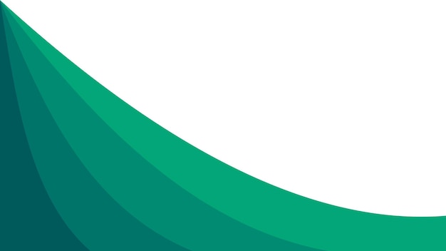 Curved header and footer curved background turquoise ocean colors