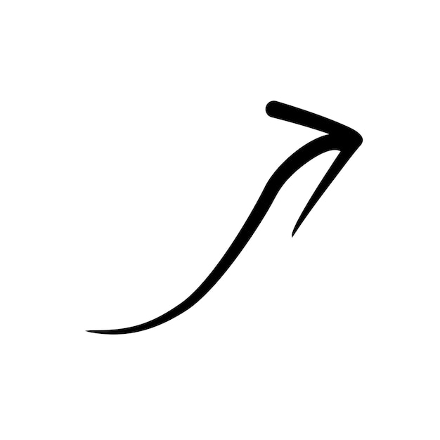 Curved Up Arrow
