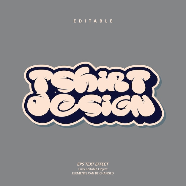 custom grafitti design text effect editable premium premium vector